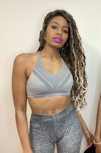 Customer photo review of ICED LATTE BOHO GODDESS LOCS®