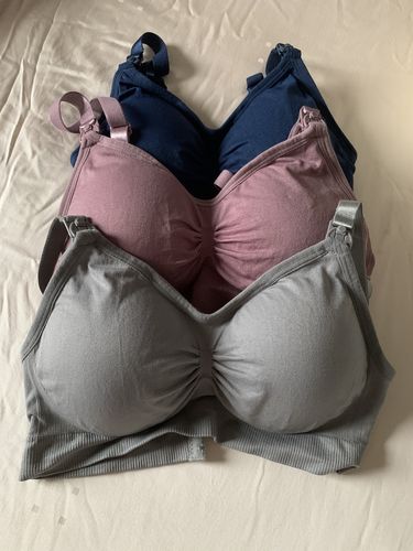 Customer photo review of Lovemère Seamless Nursing Bra