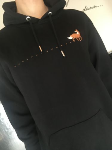 Customer photo review of FUCHS SPUR - Bio Unisex Hoodie (PREMIUM)