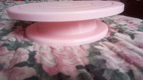 Customer photo review of Plateau tournant pour Deco Gâteau