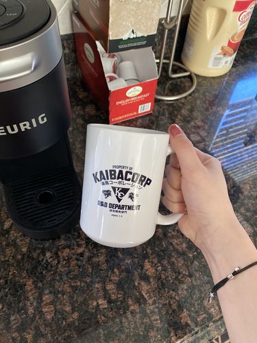 Customer photo review of Kaiba Corp R&D Dept. - Ceramic Coffee Mug