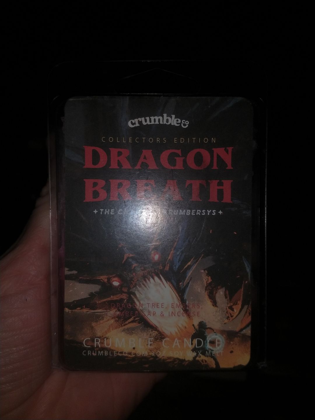 Customer photo review of Dragon Breath Wax Melts