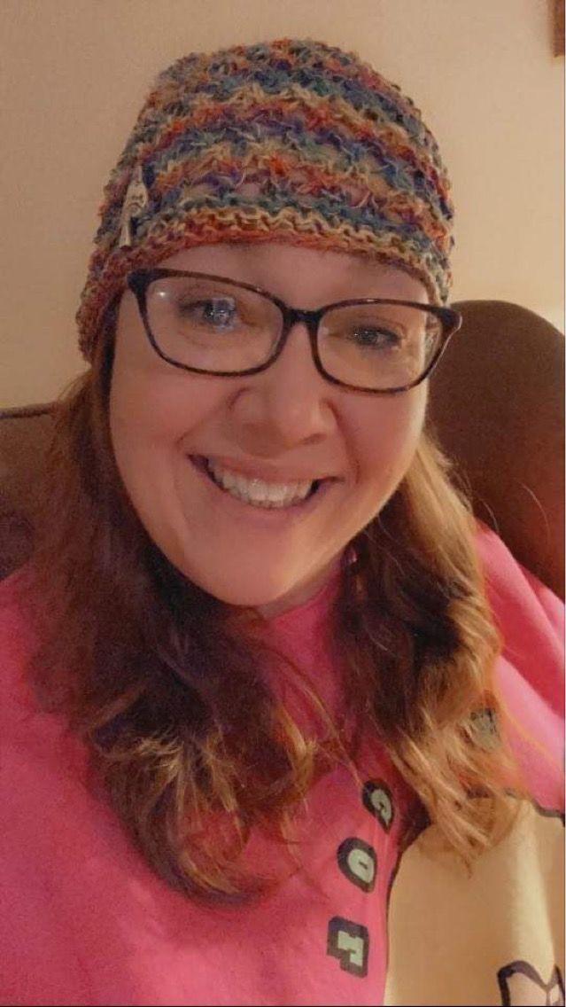 Customer photo review of Honeycomb Mushroom Hemp Hat