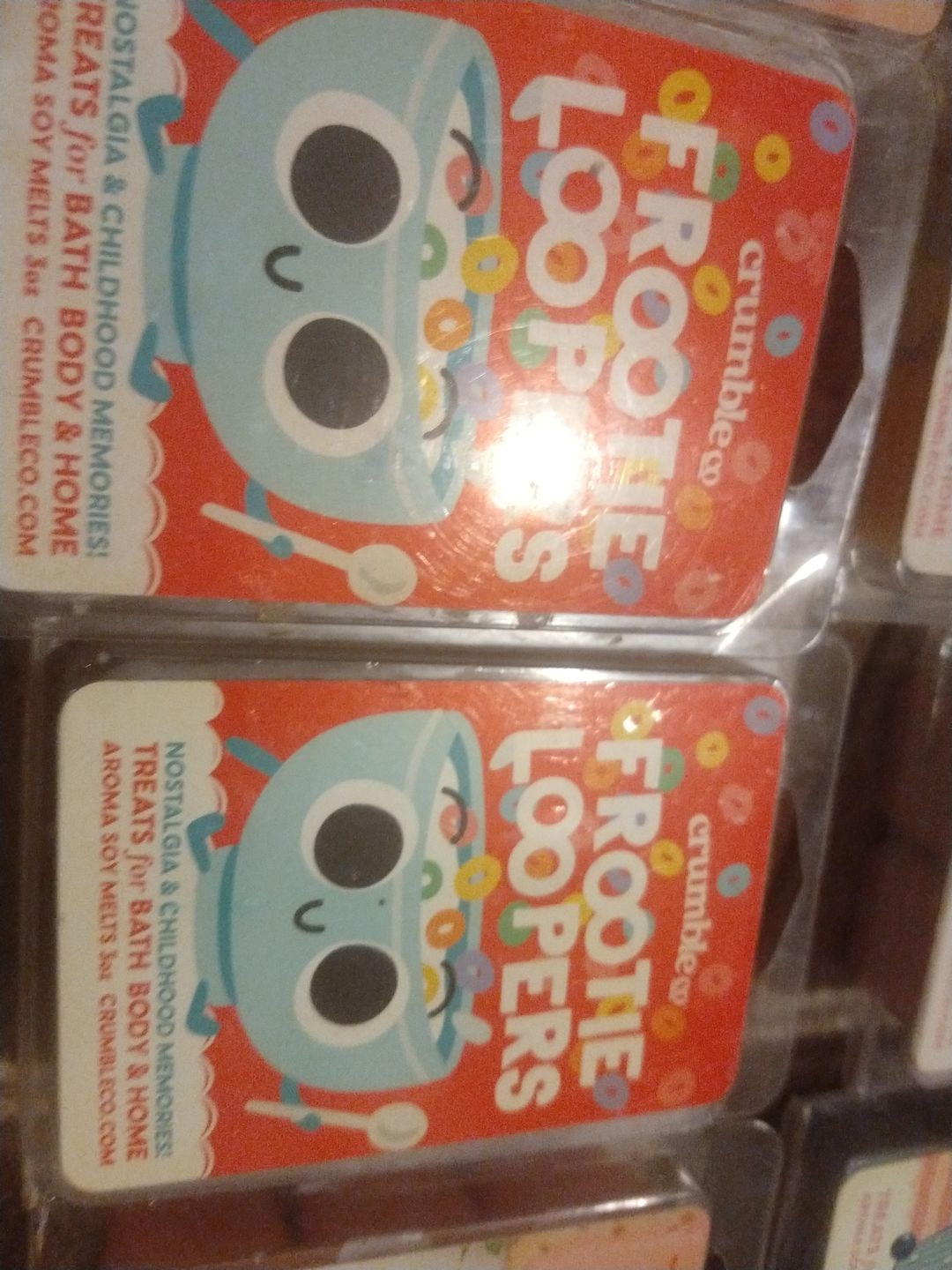 Customer photo review of Frootie Loopers Wax Melts