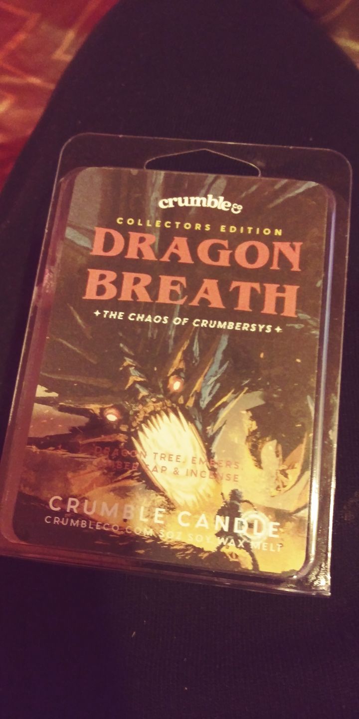 Customer photo review of Dragon Breath Wax Melts