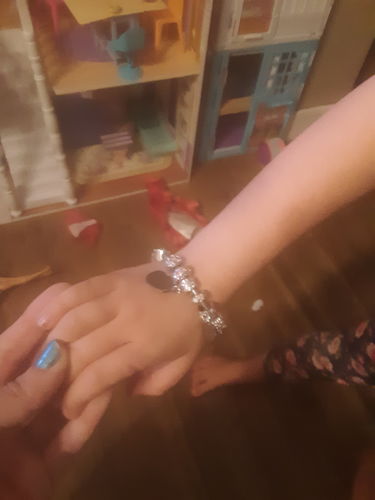 Customer photo review of Mother Daughter Eternal Love Bracelets