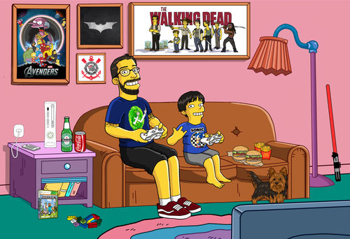 Customer photo review of RETRATO EM ARQUIVO DIGITAL FAMILIA AMARELA