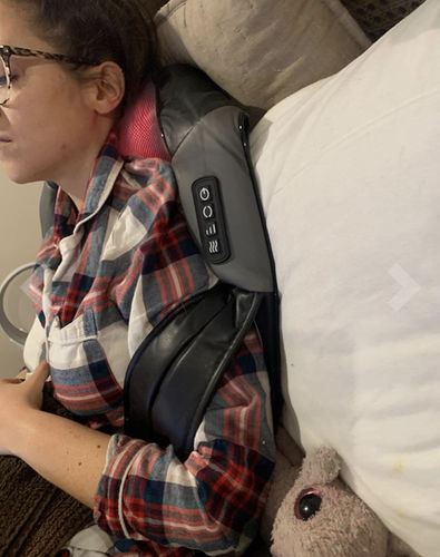 Customer photo review of Masajeador Shiatsu Pro