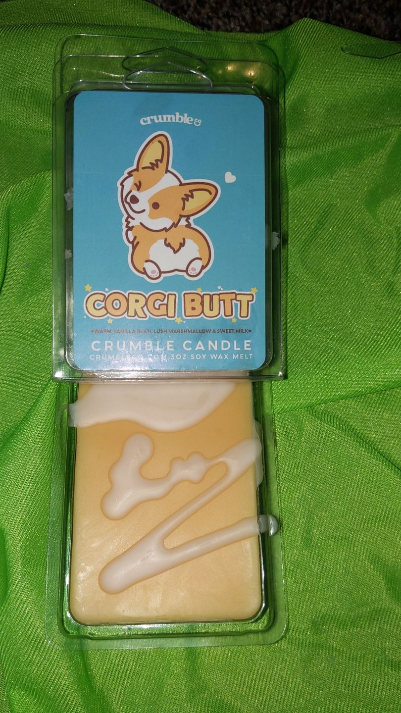 Customer photo review of Corgi Butt Wax Melts