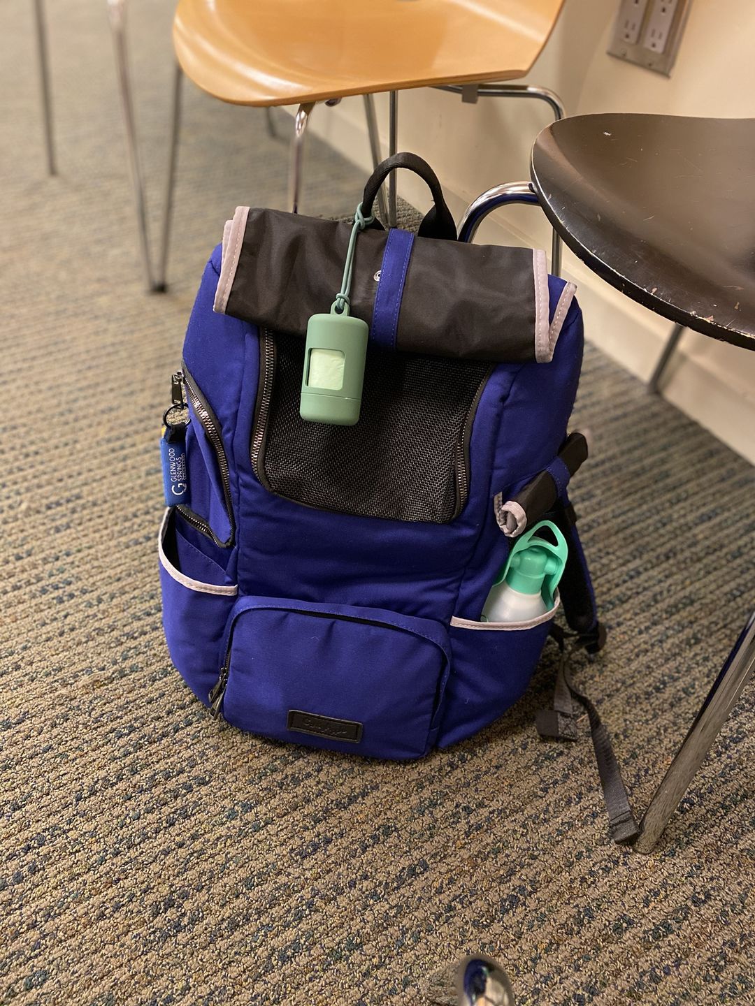 Customer photo review of BIEWER BACKPACK CARRIER IN ROYAL BLUE (OLD VERSION)