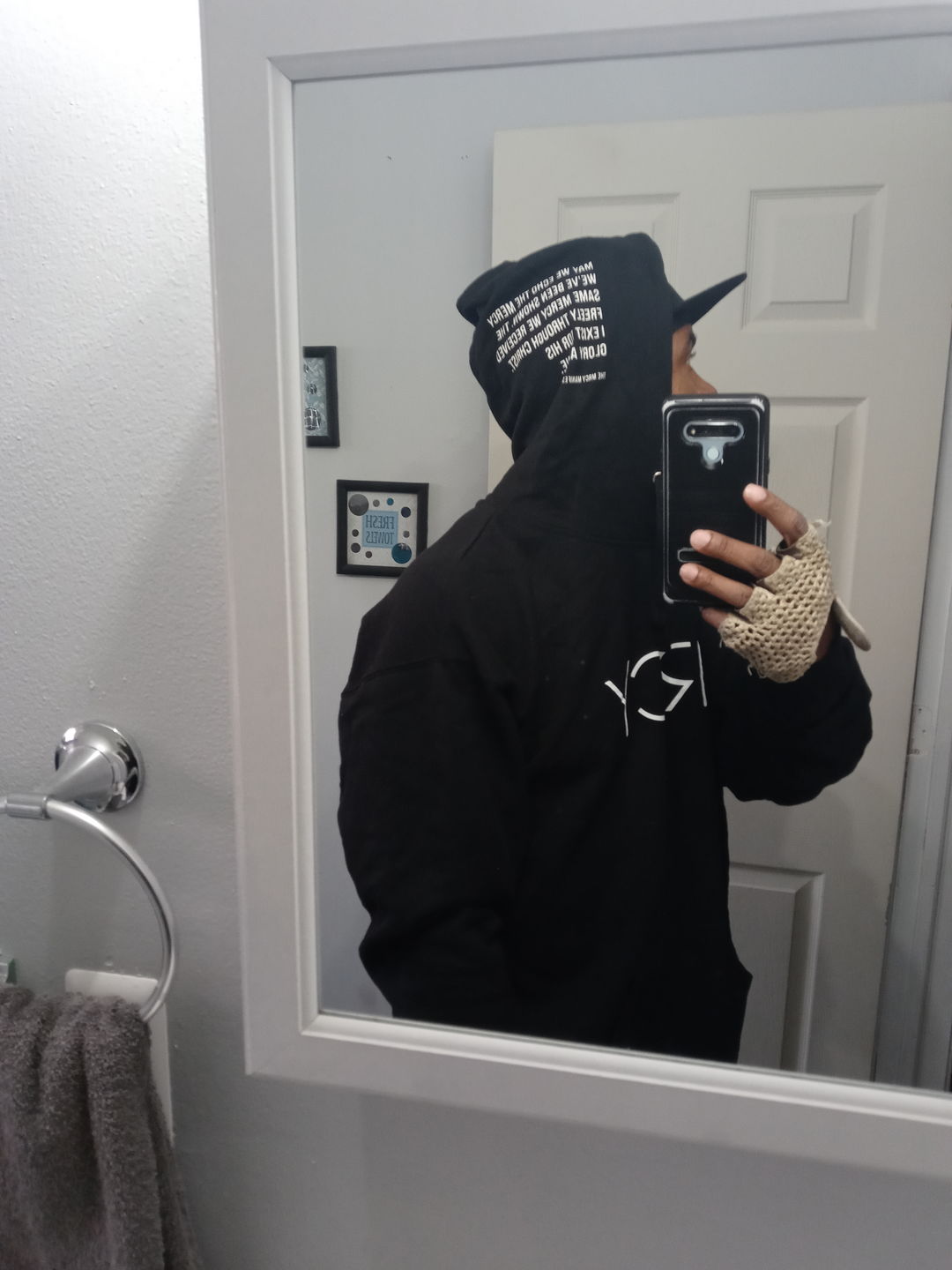 Customer photo review of MRCY - Black Snapback