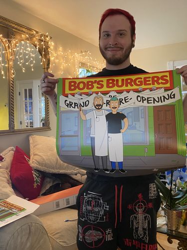 Customer photo review of Personalized Bob’s Burgers Custom Portrait