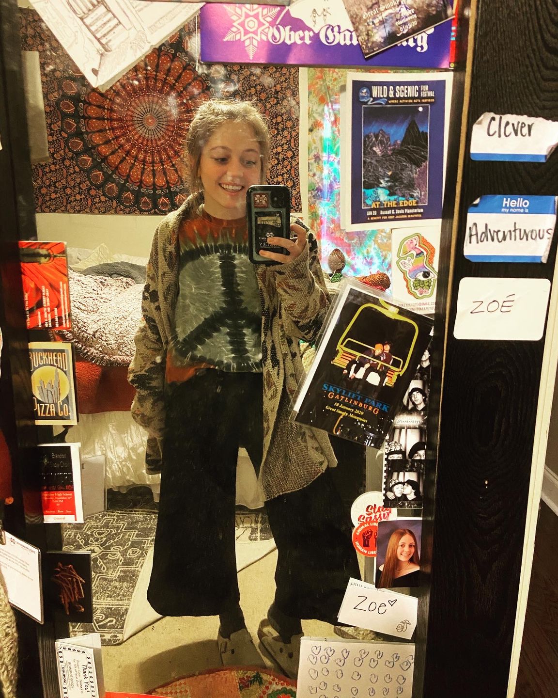 Customer photo review of Redwood Peace Tie Dye T Shirt