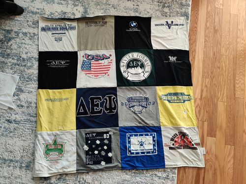 Customer photo review of Classic T-Shirt Blanket