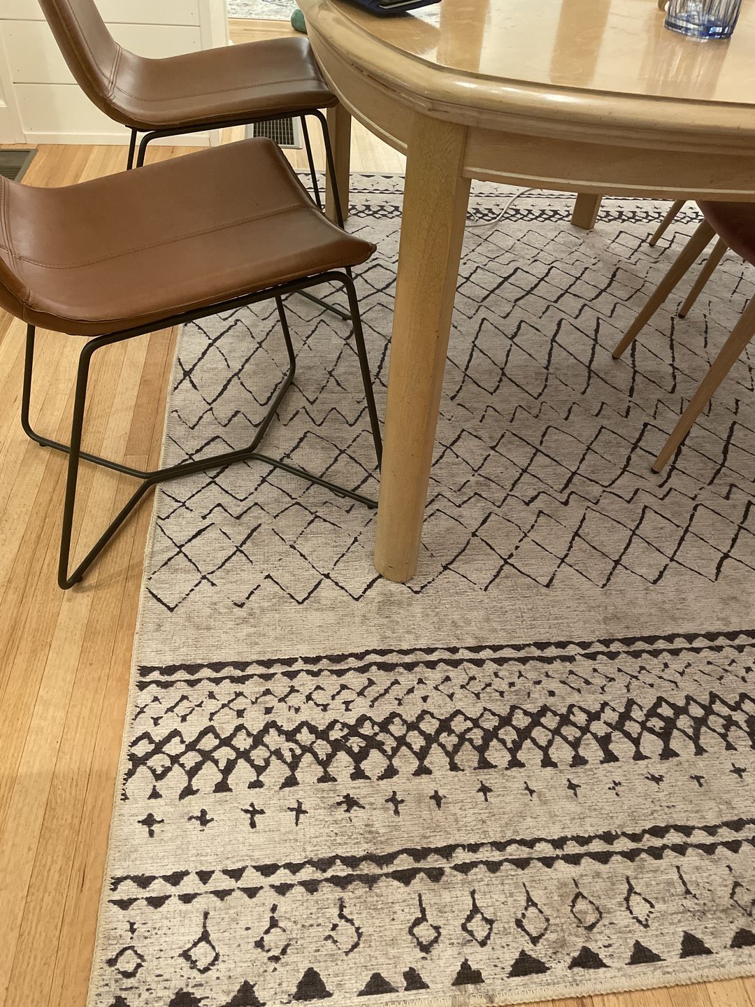 Customer photo review of Alma Scandi Silver Rug