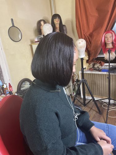 Customer photo review of Brooklyn Hair 7A Straight 4x4 Lace Closure