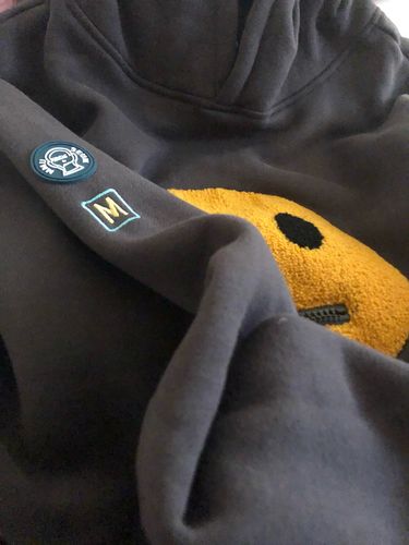 Customer photo review of Harajuku Style Secret Smile Hoodie