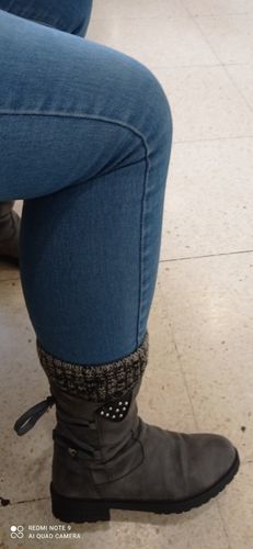 Customer photo review of Womens Winter Snow Mid Calf Boots
