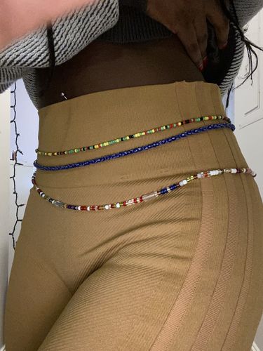 Customer photo review of Ghanaba Waist Beads