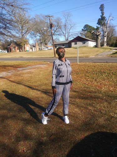 Customer photo review of Houndstooth Jacket & Pants Set