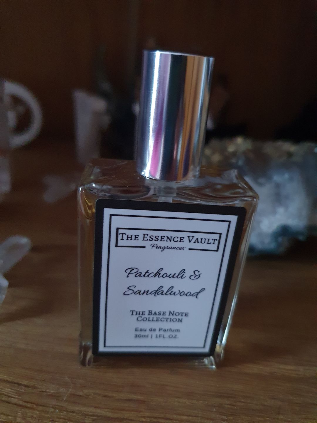 Customer photo review of Patchouli & Sandalwood Eau De Parfum