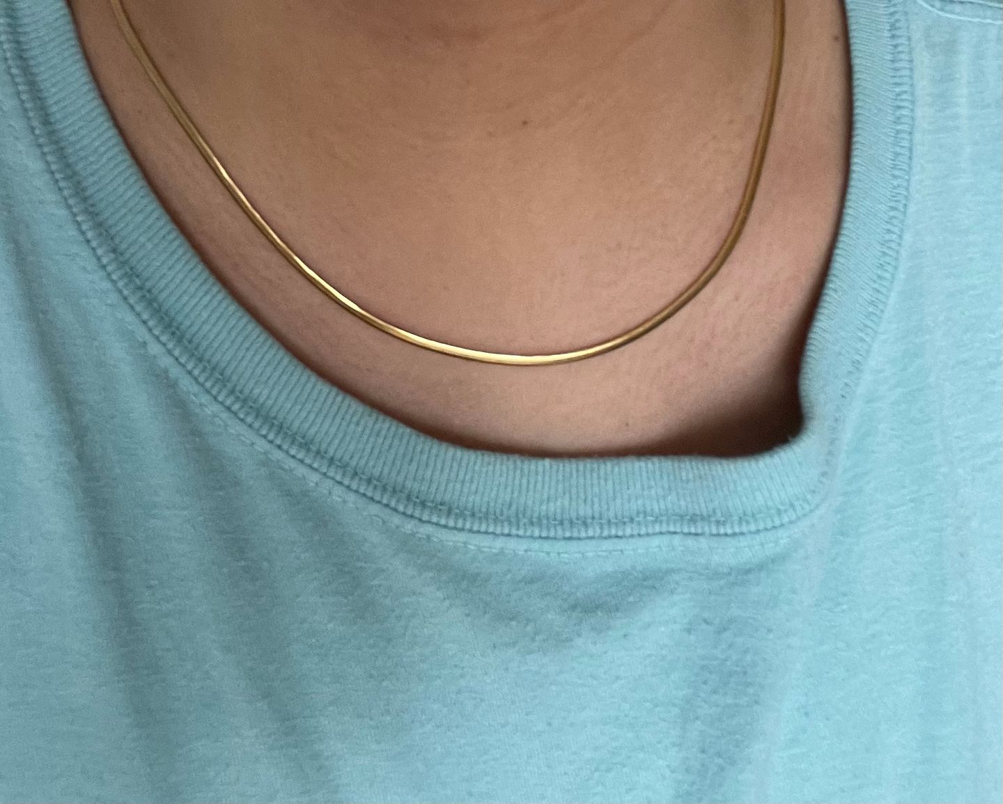 Customer photo review of Manasa necklace (length selection)