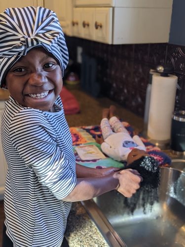 Customer photo review of Healthy Roots Doll: Zoe