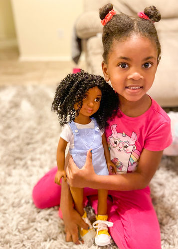 Customer photo review of Healthy Roots Doll: Zoe