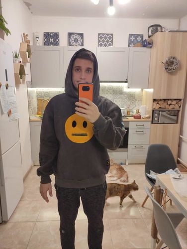 Customer photo review of Harajuku Style Secret Smile Hoodie