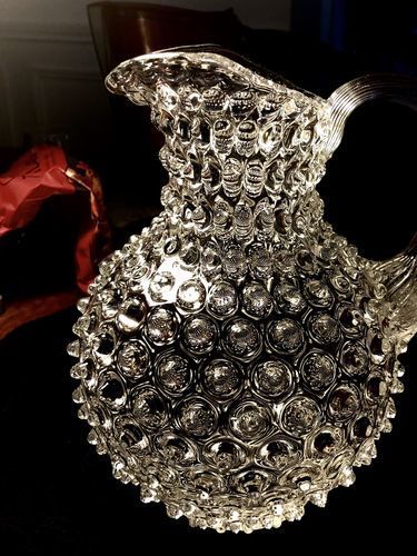 Customer photo review of Crystal Hobnail Jug