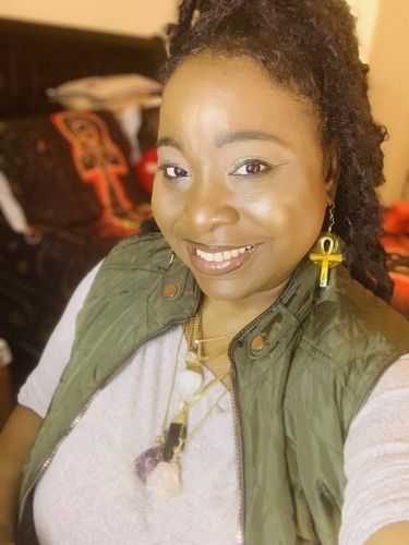 Customer photo review of Tourmaline Raw Crystal Chain