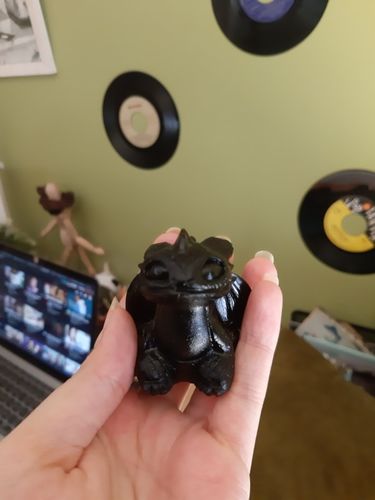 Customer photo review of Figurine Dragon<br> Krokmou