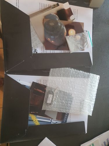 Customer photo review of Combo: Cendres et Encre Rouge (analogique)