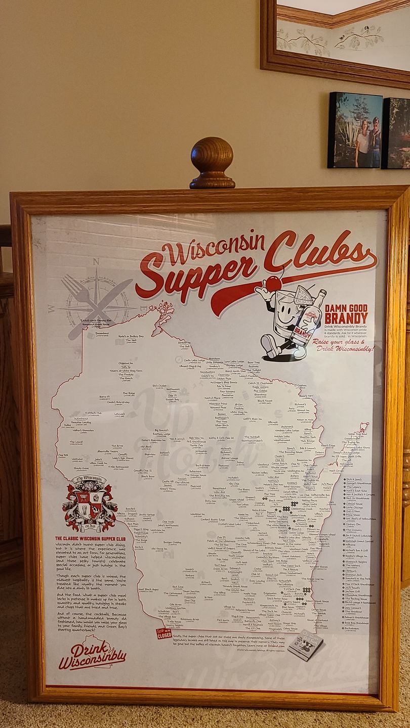 Customer photo review of Wisconsin Supper Clubs Poster