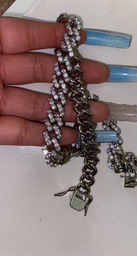 Customer photo review of Thin Cuban link chocker