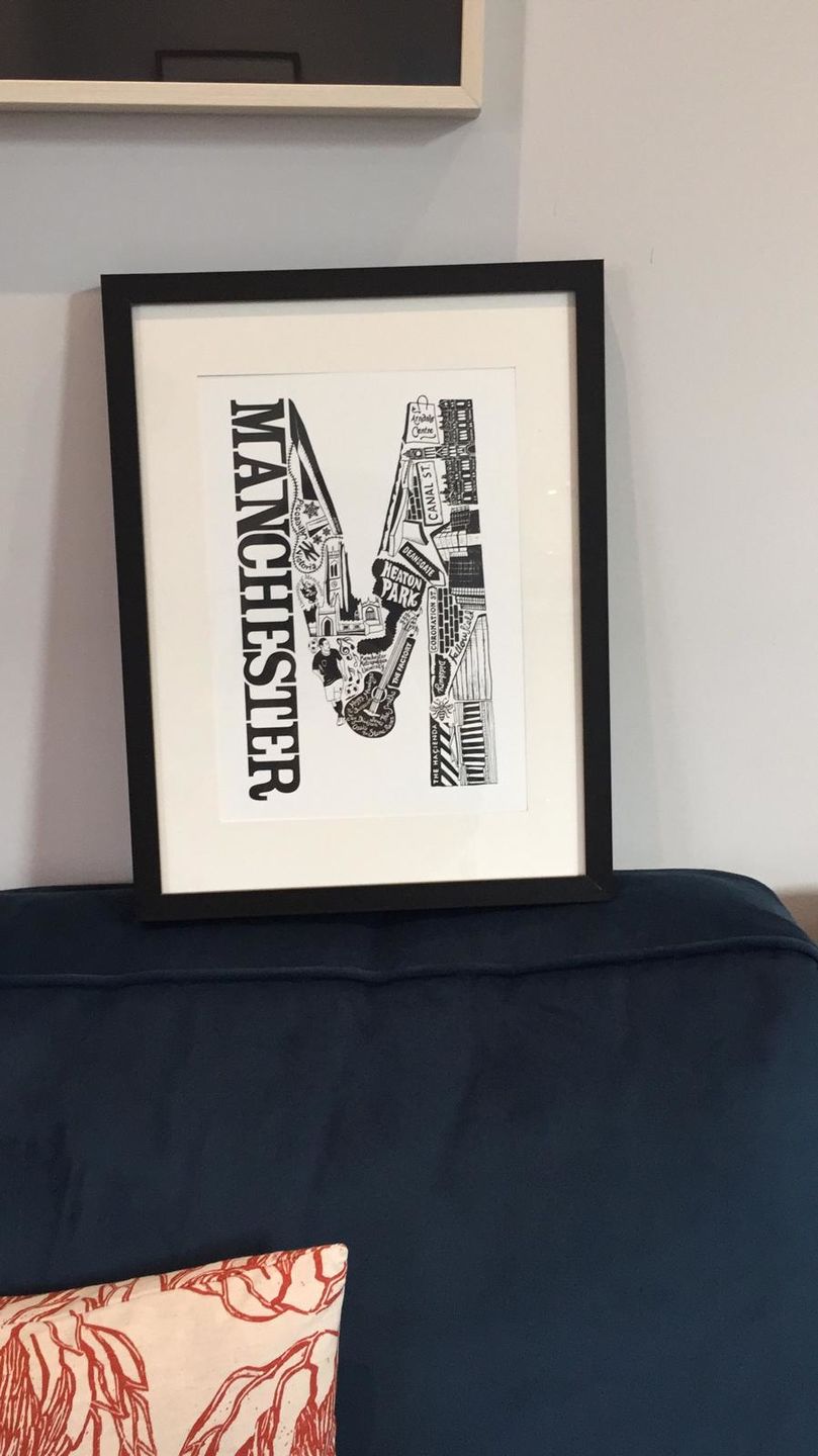 Customer photo review of Manchester Print