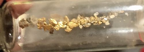 Customer photo review of *NEW* Gold Diggers Delight '5 OUNCE GOLD CHASE' - Gold Paydirt Panning Concentrates