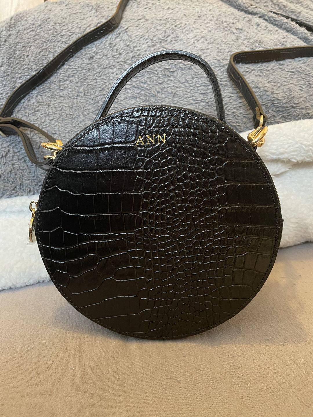 Customer photo review of The Rosie Circle Croc Bag - NEW!