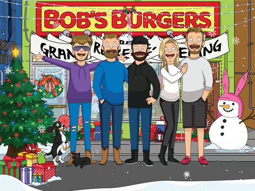 Customer photo review of Personalized Bob’s Burgers Custom Portrait