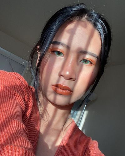 Customer photo review of Icoloured® Donut Green Colored Contact Lenses