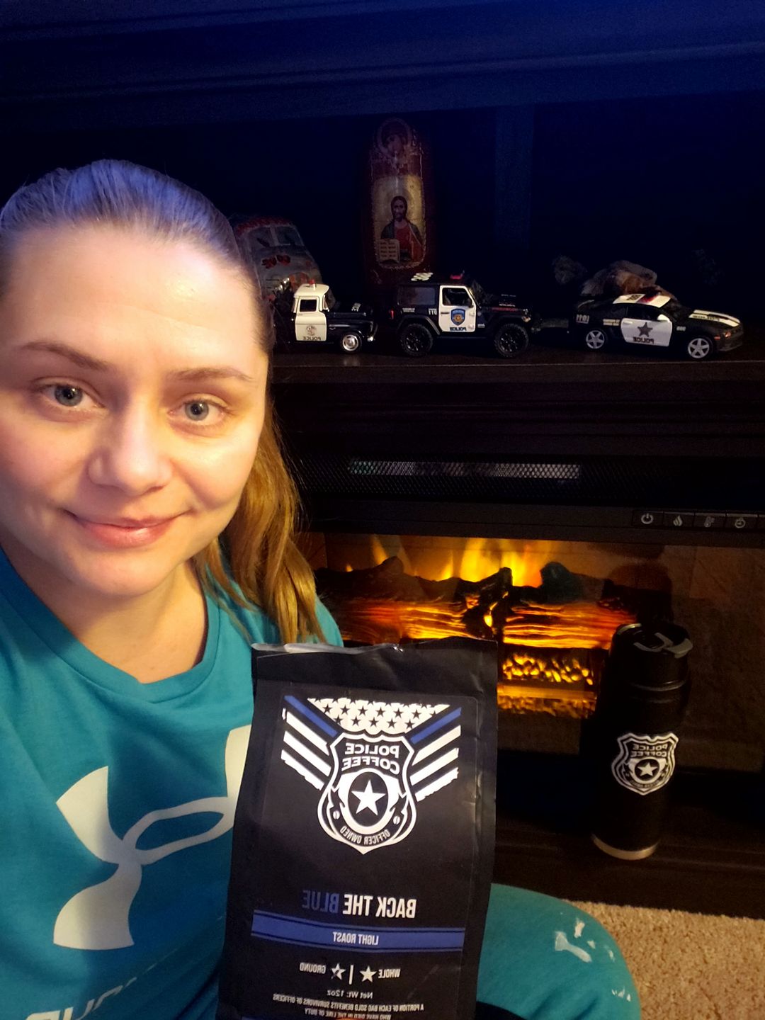 Customer photo review of Back The Blue