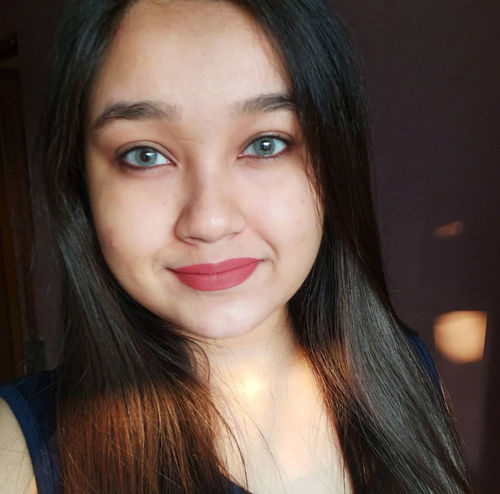 Customer photo review of Icoloured® Polar Lights Blue-Grey Colored Contact Lenses