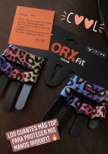 Customer photo review of Guantes Pesas GRAB Mujer