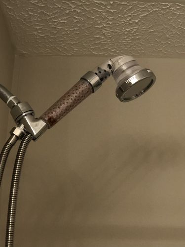 Customer photo review of The Best Eco-Friendly Shower Head