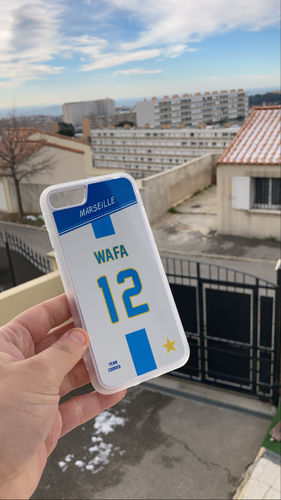 Customer photo review of Coque foot MARSEILLE OM - flocage 100% personnalisable - iPhone smartphone