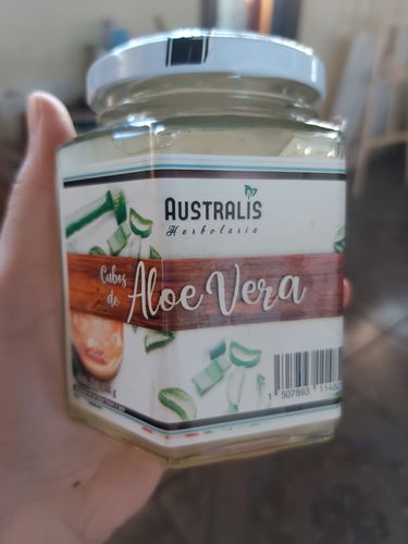 Customer photo review of Aloe Vera cubos al natural