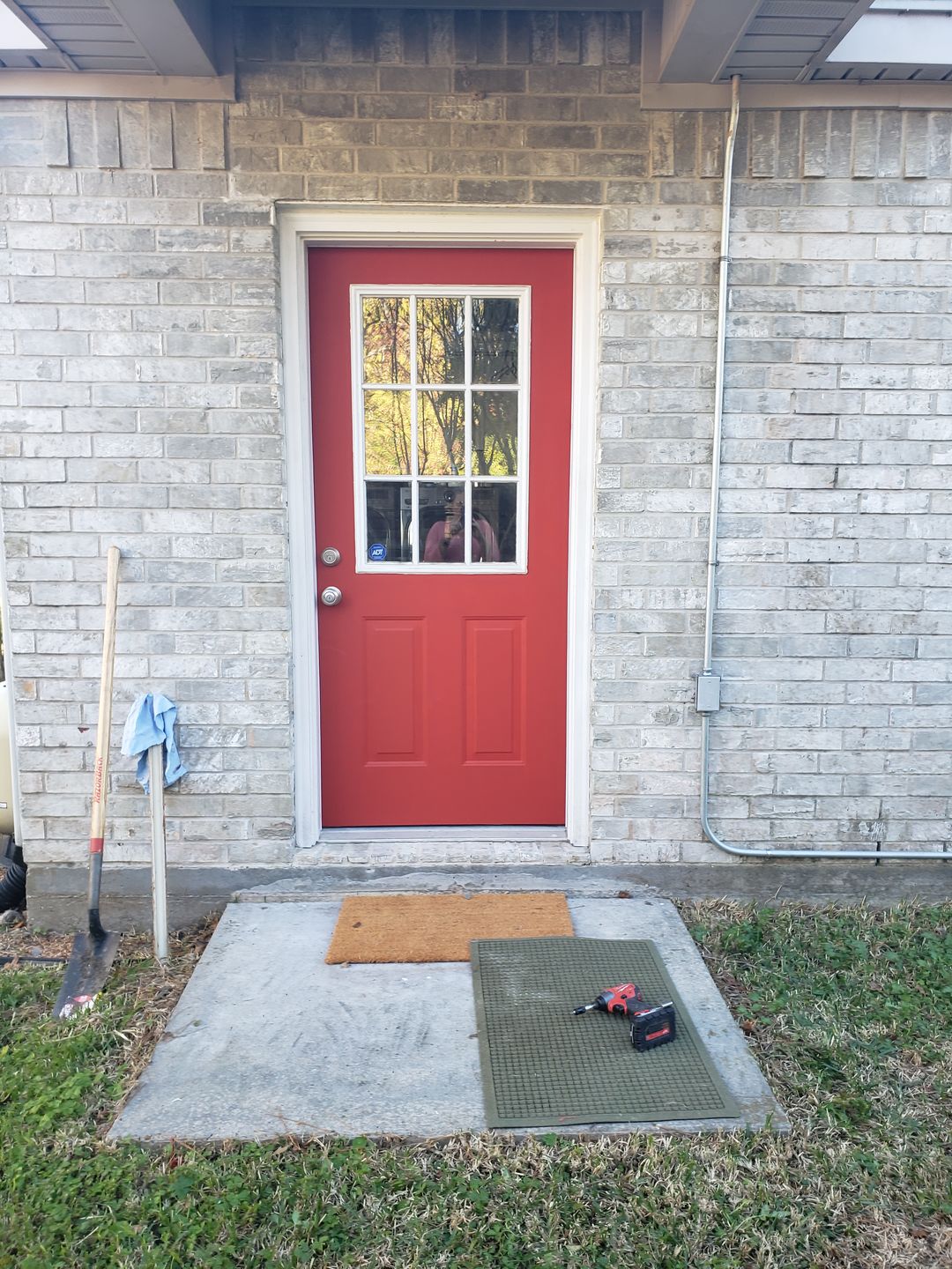 Customer photo review of 36" Taylor Slide-On Door Sweep