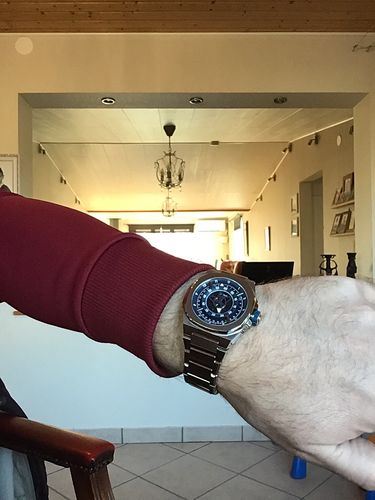 Customer photo review of M3-blue-bracelet