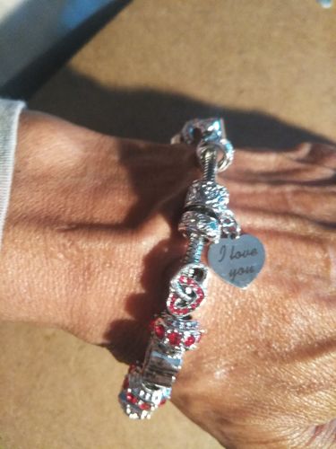 Customer photo review of I Love You Bracelet