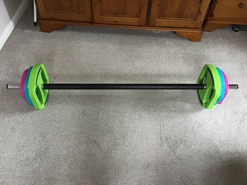 Customer photo review of Apus BODY PUMP Space Bar Set